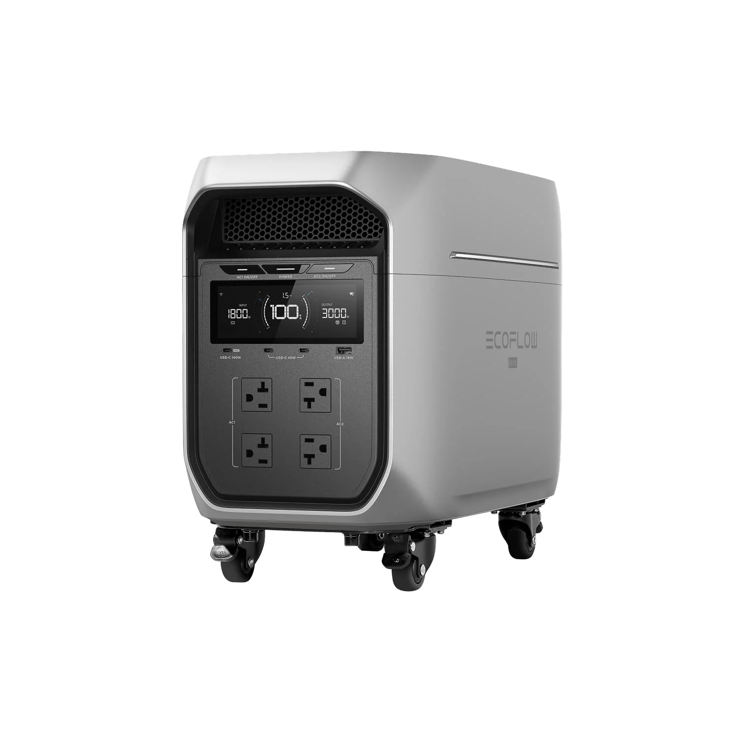 EcoFlow DELTA 3 Max Plus best 3000W solar generator for heavy-duty tool charging