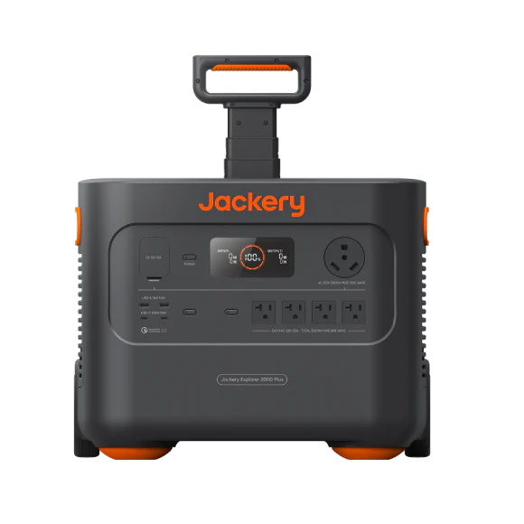 Jackery Explorer 2000 Plus modular 3000W solar generator expandable to 24kWh