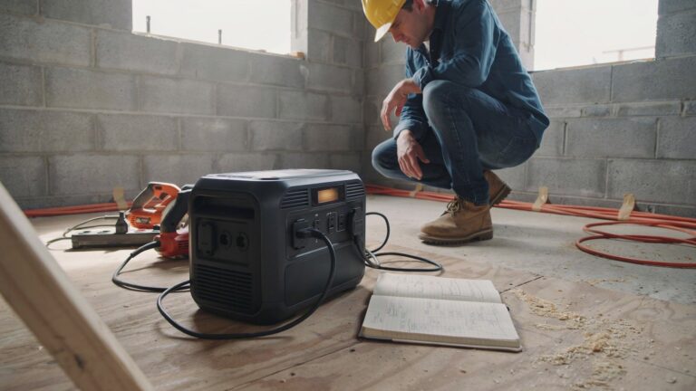 How to size a power station for a construction site