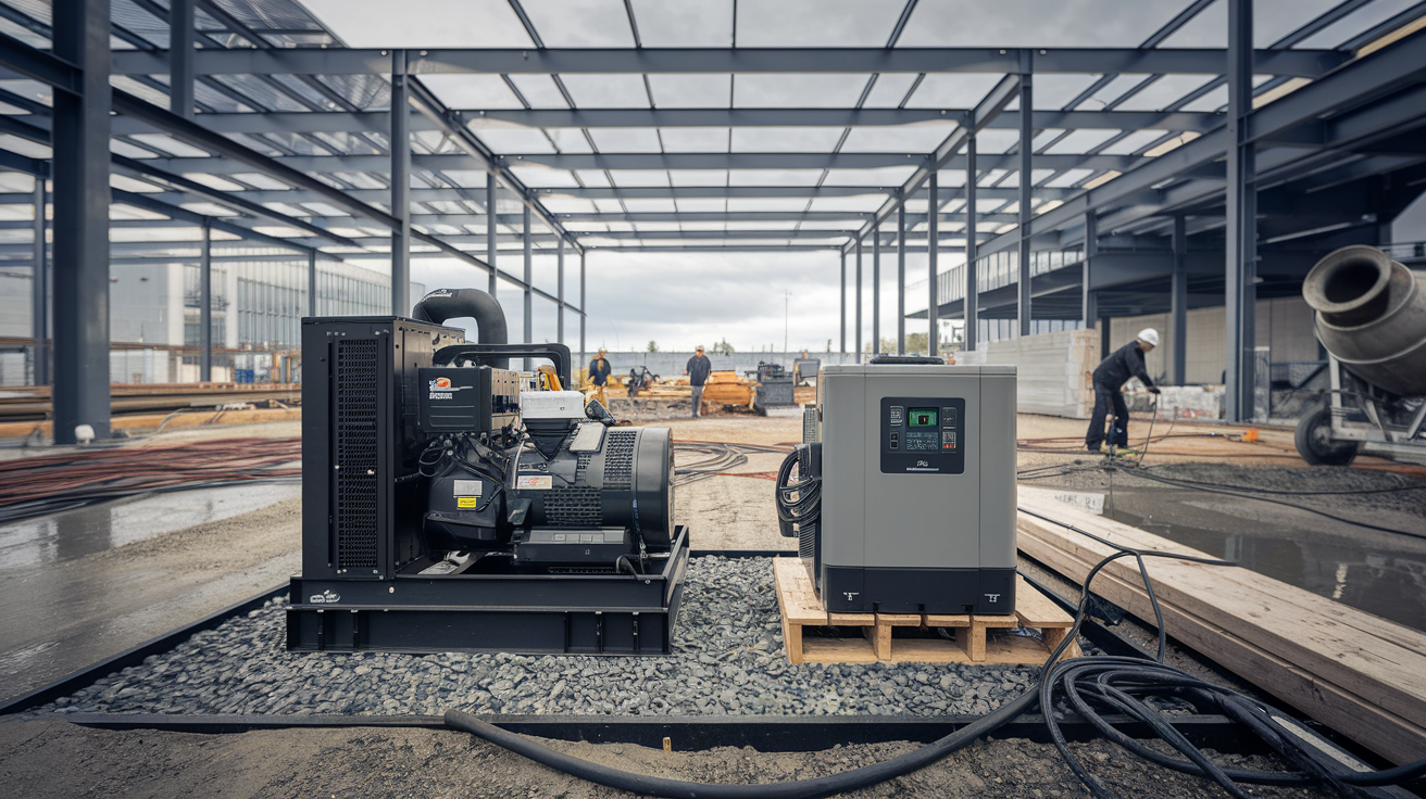 jobsite generator vs portable power station